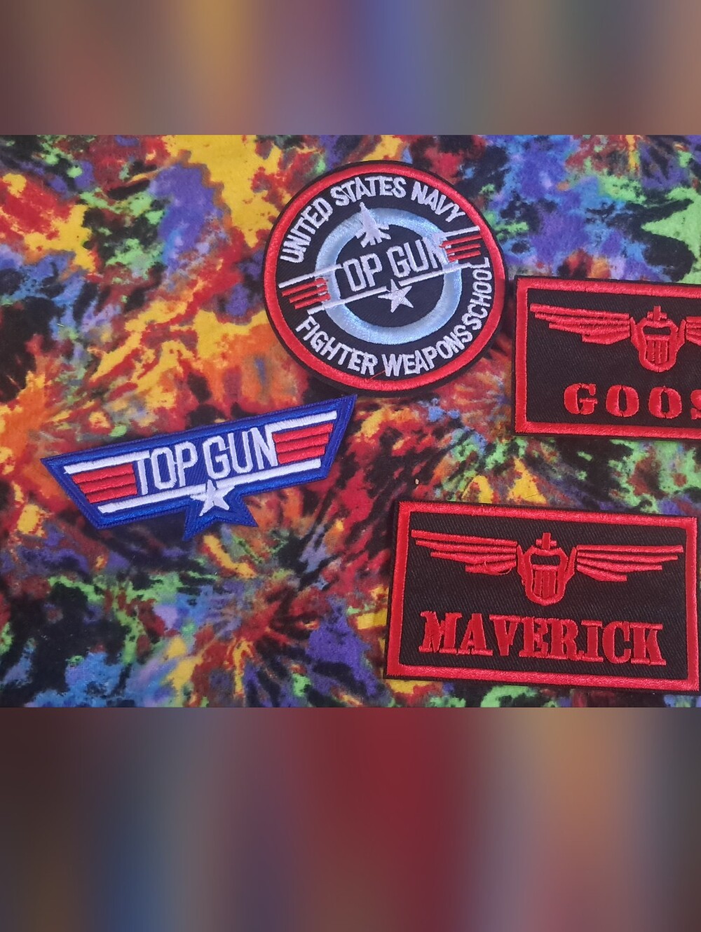Bundle Of 4 Top Gun Patches